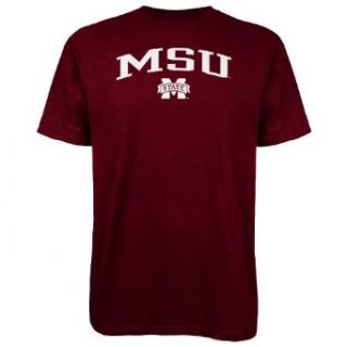 NCAA Mississippi State Bulldogs Big Game Day T Shirt  Sports Fan T Shirts  Sports & Outdoors
