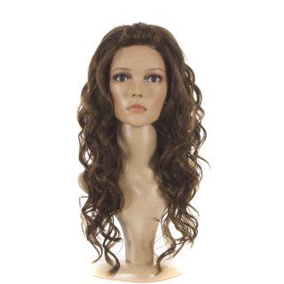 Ombre Long Curly Lace Front Wig  Bouncy Bodywave Curls  Dark Brown/Light Blonde Dip Dyed Effect  Hair Replacement Wigs  Beauty