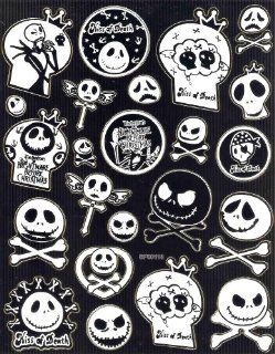 Nightmare Before Christmas Jack Sally Disney Sticker Sheet SP113 ~ Kiss of Death 