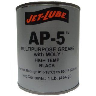 Jet Lube AP 5 Non Melt High Temperature Black Grease, 1 lbs Can Industrial Greases
