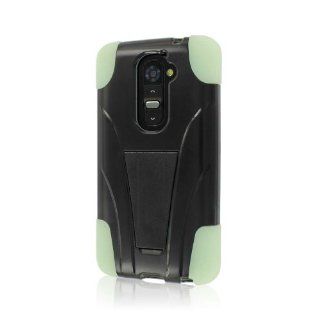 MPERO IMPACT X Series Kickstand Case for LG G2   Glow in the Dark Green (NOT Compatible with Verizon / International Model) Cell Phones & Accessories