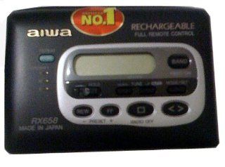 Aiwa HS RX658 is the Top of the line Walkman,Digital AM FM Stereo Tuner with Auto reverse Cassette Player, and REMOTE Control. Electronics