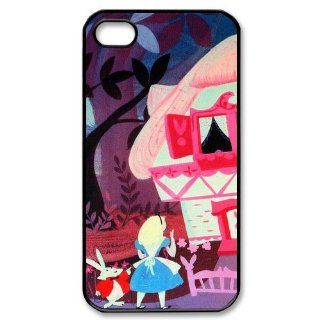 Custom Alice in Wonderland Cover Case for iPhone 4 4s LS4 659 Cell Phones & Accessories