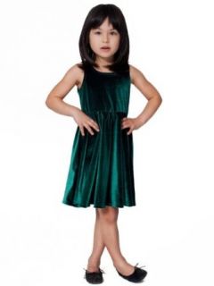 American Apparel Kids Stretch Velvet Skater Dress Playwear Dresses Clothing
