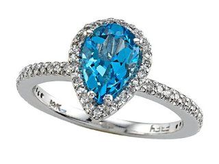 Genuine Blue Topaz Ring by Effy Collection Jewelry