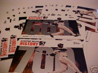 2006 Topps Barry Bonds HomeRun History Complete Set (48 Cards)   Highlights Every Bonds HomeRun #661 712 Set includes 2 Shortprinted Foil Card #'s 661 & 700. Set is shipped in protective display album Sports Collectibles