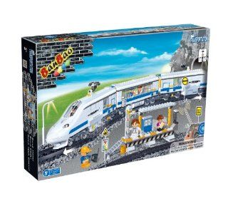 Banbao Remote Controlled Passenger Train Building Set, 662 Piece Toys & Games