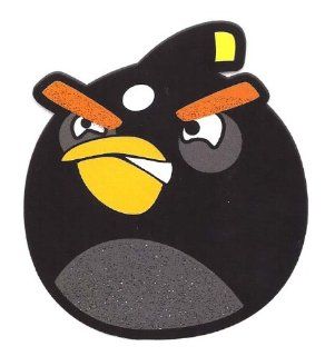 Angry Birds Black Bird Heat Iron On Transfer for T Shirt ~ iphone app game Explosive  