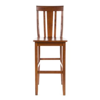 Crosley Shield Back 30 Barstool in Classic Cherry