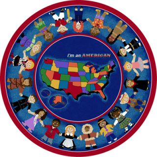 Joy Carpets Educational Hands Around the World Kids Rug