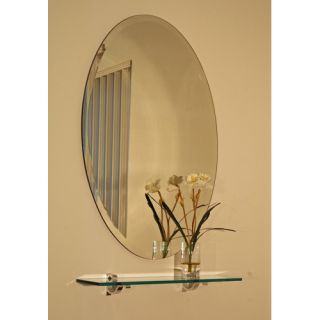 Regency Oval Frameless Mirror