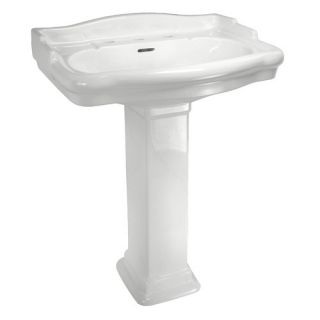 English Turn Pedestal Sink Top with Centers (Bowl Only)
