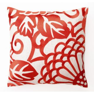 Rhein Chrysanthemum Down Filled Embroidered Linen Pillow