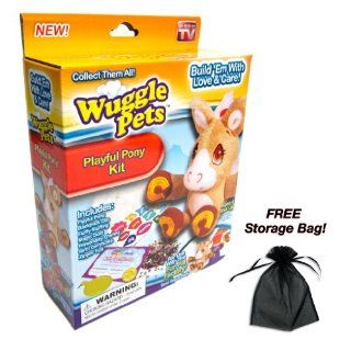 Wuggle Pets Playful Pony Refill Kit w/Free Storage Bag Toys & Games