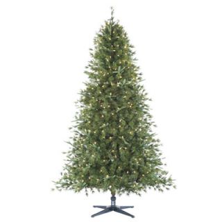 Tori Home 7.5 Green Pine Artificial Christmas Tree with 450 Smart
