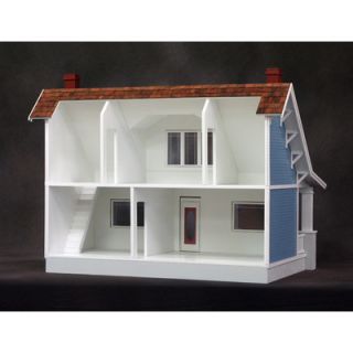 Real Good Toys Classic Bungalow Dollhouse in Milled Plywood