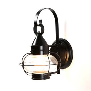 Norwell Lighting Cottage Onion One Light Outdoor Small Wall Lantern in