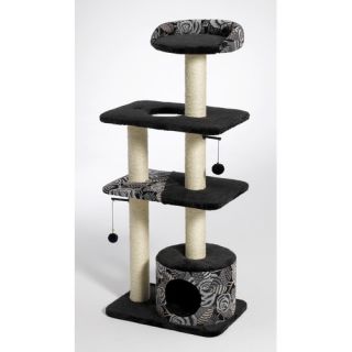 Feline Nuvo Tower Cat Furniture in Black