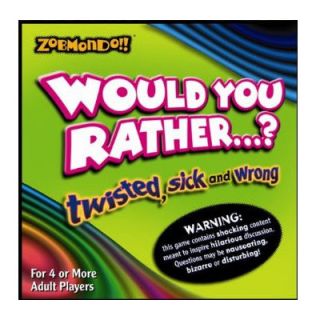 Zobmondo Would You Rather…? Twisted Sick Board Game