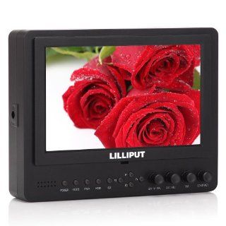 Lilliput 665gl 70np/ho/y 7" On camera Hd LCD Field Monitor w/ Hdmi in Hdmi Out Component in Video in Video Out +1/4" HOT Shoe Mount+ Du21 Battery and Charger Video Games