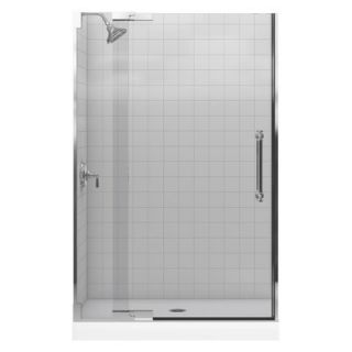 kohler pinstripe heavy glass pivot shower door