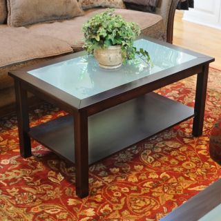 Bay Shore Coffee Table with Glass Top