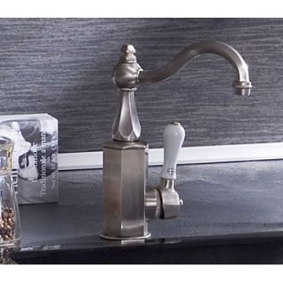 Elements of Design Deck Mount Double Handle Widespread Kitchen Faucet