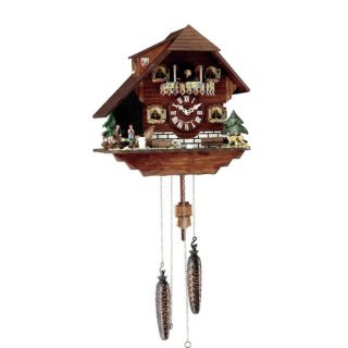 Cuckoo Clock with Four Dancing Figurines