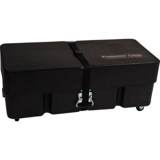 Compact Molded PE Drum Accessory Case with 2 Wheels