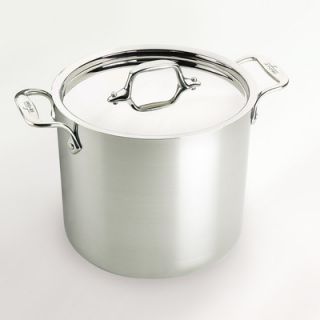 All Clad Stainless Steel 7 qt. Stock Pot with Lid