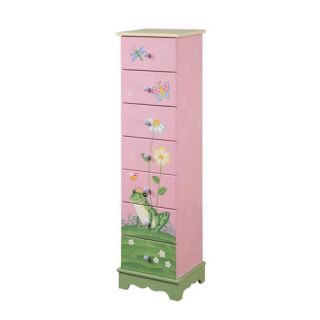 Open Box Price Magic Garden 7 Drawer Cabinet in Pink