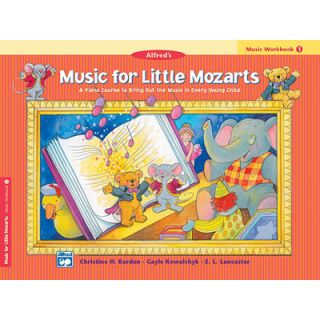 Alfred Publishing Music for Little Mozarts Music Workbook 1 Coloring