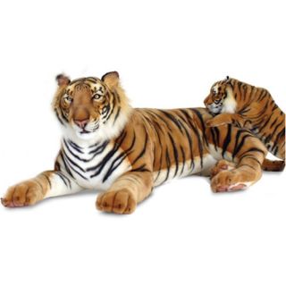 Bengal Lying Tiger Stuffed Animal