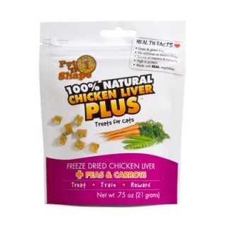 Pet n Shape Freeze Dried Chicken Liver Plus Peas and Carrots Cat