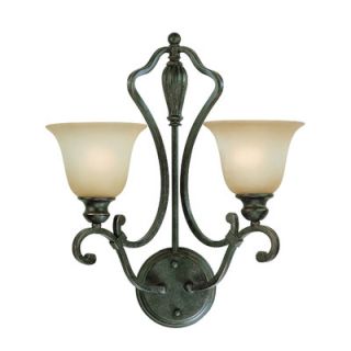 jeremiah old burlington 2 light wall sconce