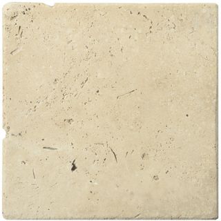 Emser Tile Natural Stone 16 x 16 Tumbled Travertine Tile in Ancient
