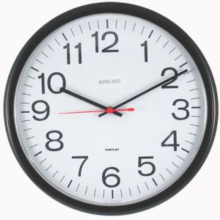 Kincaid Clocks Always Set ™ Tubular Wall Clock in Black