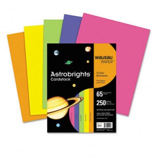 Paper Astrobrights Colored Card Stock, 65 Lbs., 8 1/2 X 11, 250 Sheets