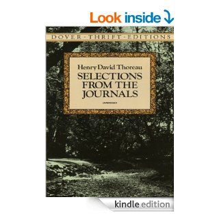 Selections from the Journals (Dover Thrift Editions) eBook Henry David Thoreau, Walter Harding Kindle Store