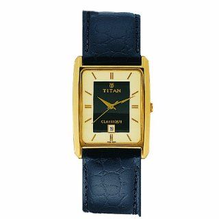 Titan Unisex 669YL06 Classique Gold Tone Date Function Watch Watches