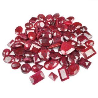 694.00 Ct Natural Fantastic Red Ruby Mixed Shape Loose Gemstone Lot Jewelry