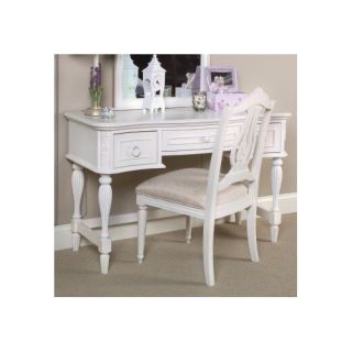 Reflections collection Distressed antique white finish Constructed of