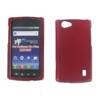 LG MS695 (Optimus M+) Red Protective Case Cell Phones & Accessories