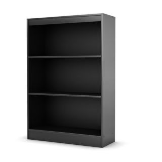 Axess Three Shelf Bookcase in Black