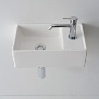 Scarabeo by Nameeks Teorema Wall Mounted Bathroom Sink   Art. 8036