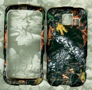 Camo Leaf RUBBERIZED SPRINT LG OPTIMUS S LS670 HARD CASE Cell Phones & Accessories