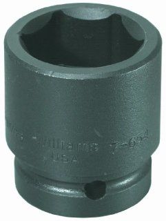 Williams 7 696 1 Drive Impact Socket, 6 Point, 3 Inch    