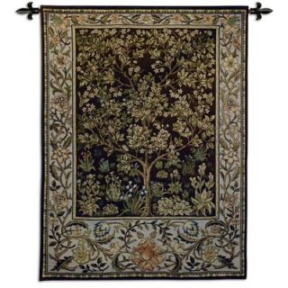 Fine Art Tapestries Tree of Life Umber BW Wall Hanging