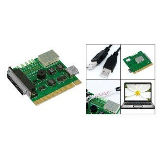 SODIAL(R) Motherboard USB & PCI Analyser Diagnostic Card Tester for Desktop & Laptop PC   SODIAL Retail Packaging Computers & Accessories