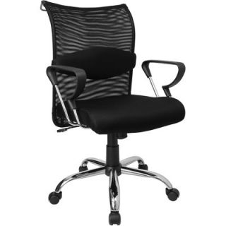 Flash Furniture Mid Back Mesh Managers Office Chair with Padded Seat